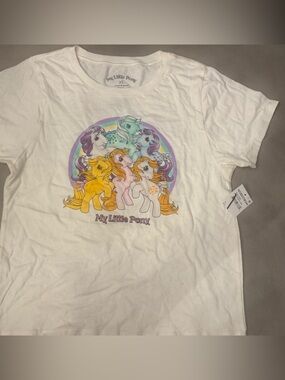 My Little Pony Graphic Tee girls XL Nordstrom Pastel Cartoon Y2K Rainbow Shirt